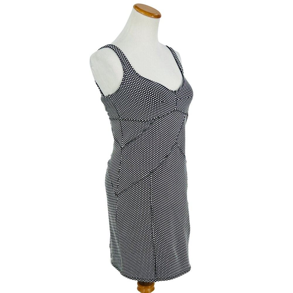 Free People Intimately Sexy Black & White Polka Dot Bodycon Mini Dress - Picture 8 of 16